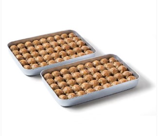 Moda Baklava, Cocoon Shape With Walnut (Cevizli Koza), 90Pcs, 6.2Lbs (2800G) X 5Pack - Po