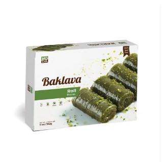 Moda Baklava, Roll With Pistachio, Gift Pack, 12Pcs, 11Oz (312G) X 16Pack