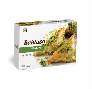 Moda Baklava, Shobiyet With Pistachio, Gift Pack, 8Pcs, 12Oz (340G) X 16Pack