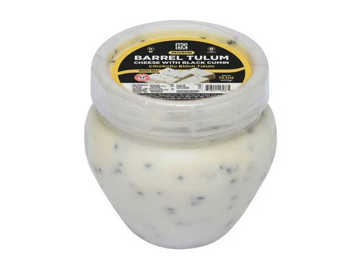 Moda Barrel Tulum Cheese With Black Cumin (Corekotlu Bidon Tulum), Whole Milk, 14.1Oz (400G) X 6Pack
