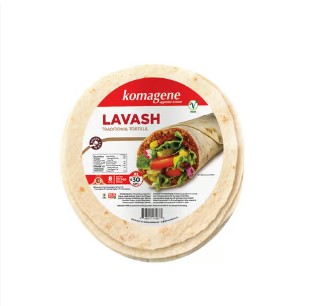 Komagene Lavash, 12Inc (30Cm) 90Gr X 8Pcs X 14Pack