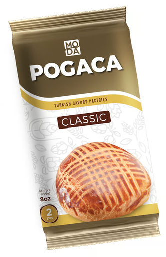 Moda Pogaca, Classic, 4oz (112g) x 2pcs x 18pack