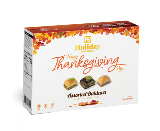 Moda Holiday Series, Thanksgiving, Assorted Baklava, Party Pack, 30.3Oz X 8Pack