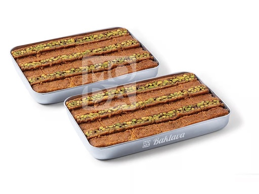 Moda Kataifi, Classic Balloriya With Pistachio (Klasik Billuriye), 60Pcs, 6.1 Lbs (2760G) X 5Pack