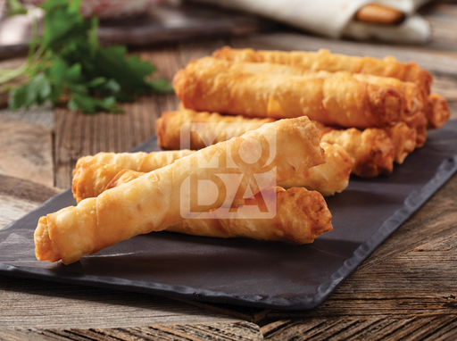 Moda Mozzarella Potato Pastry Rolls, Handmade, 30pcs, 2lbs (907g) x 8pack