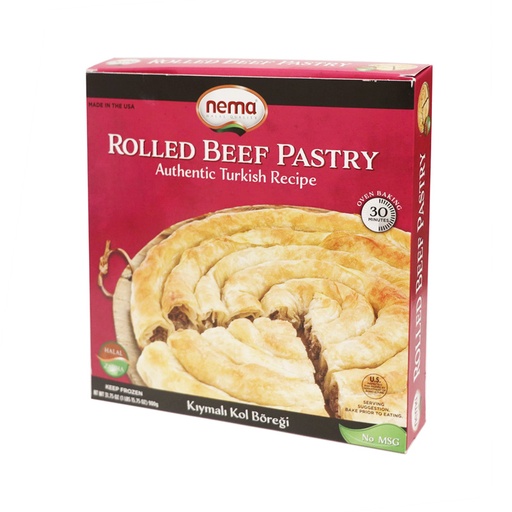 Nema Rolled Beef Pastry 1 lb (900g) x 8