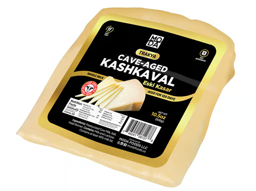 Moda Cave-Aged Kashkaval Cheese (Eski Kasar), Trakya, 10.5Oz (300G) X 12Pack