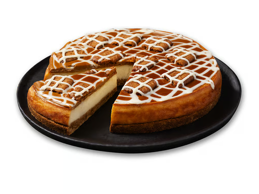 Moda Cheesecake, 9" Pre-Sliced, Lotus, 12pcs x 110g = 2.9lbs (1320g) x 6pack