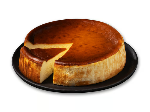 Moda Cheesecake, 9" Pre-Sliced, San Sebastian, 12pcs x 110g = 2.9lbs (1320g) x 6pack