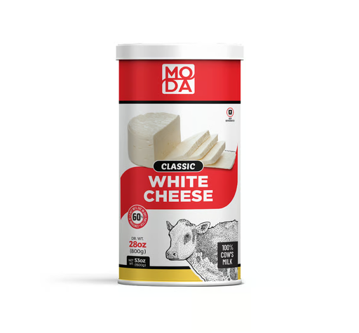 Moda Classic White Cheese, Red, 28Oz (800G) X 6Tin