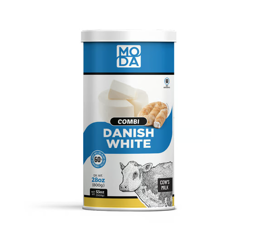Moda Combi Danish White Cheese, Blue, 28Oz (800G) X 6Tin