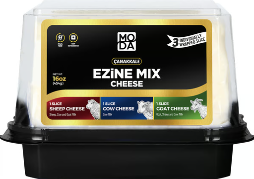 Moda Ezine Mix Cheese, Sliced, Black Label, 16Oz (454G) X 8Pack
