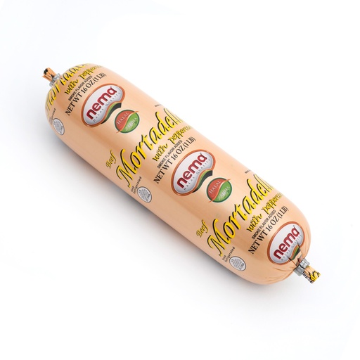 Nema Beef Mortadella with Peppercorns 1 lb x 16