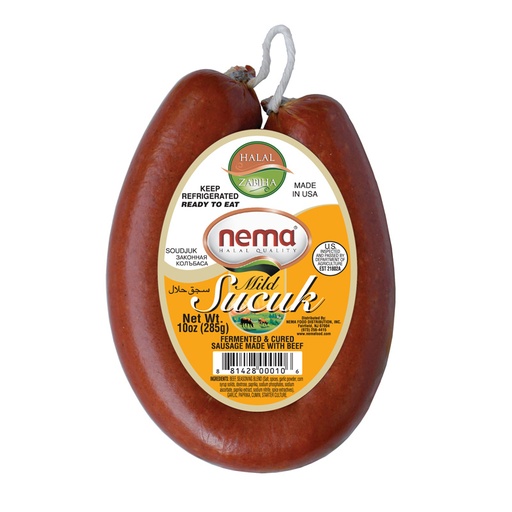 Nema Ring Beef Sujuk Mild 10 oz x 16