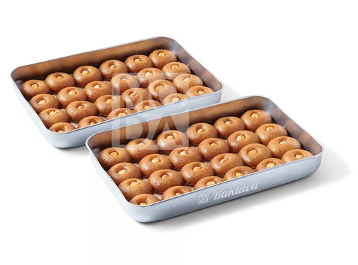 Moda Semolina Cookies In Syrup (Sekerpare), 48Pcs, 4.6Lbs (2080G) X 5Pack