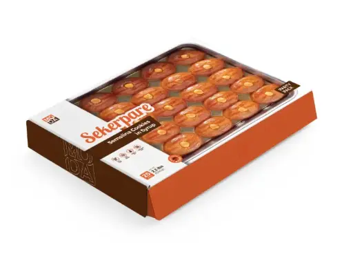 Moda Semolina Cookies in Syrup (Sekerpare), Party Pack, 25pcs, 2.3lbs (1040g) x 10pack