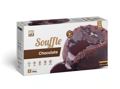 Moda Souffle With Chocolate, 150Gr X 2Pcs X 24Pack