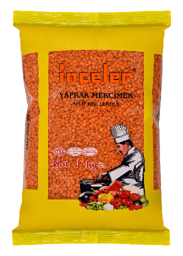 Inceler Red Split Lentils 1000Gr X 12