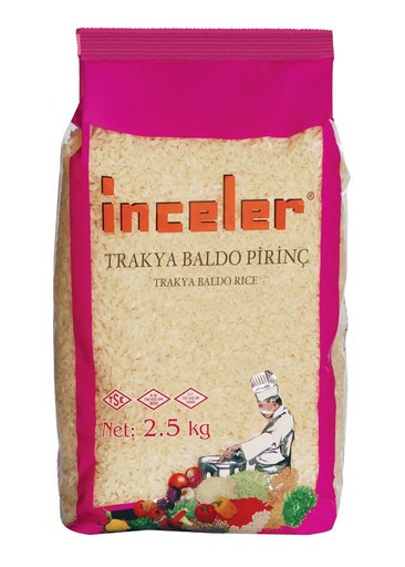 Inceler Trakya Baldo Rice 2500Gr X 6