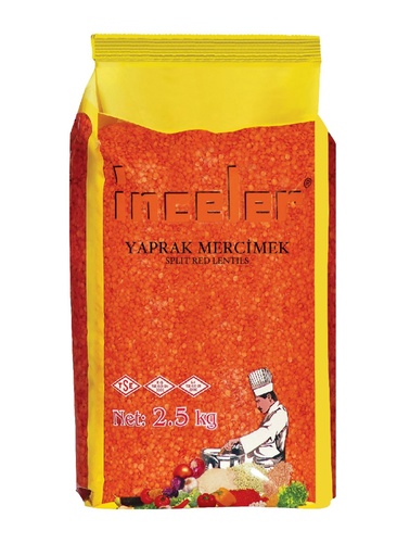 Inceler Red Lentils 2500Gr X 6