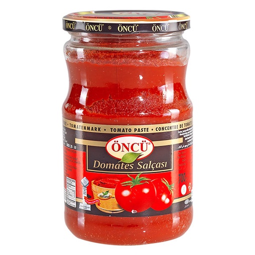 Oncu Tomato Paste 700 Gr Glass X 12