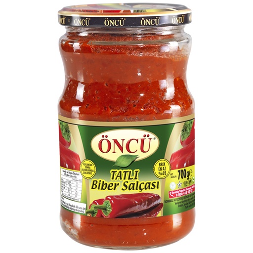 Oncu Pepper Paste Mild 700G Cam X 12