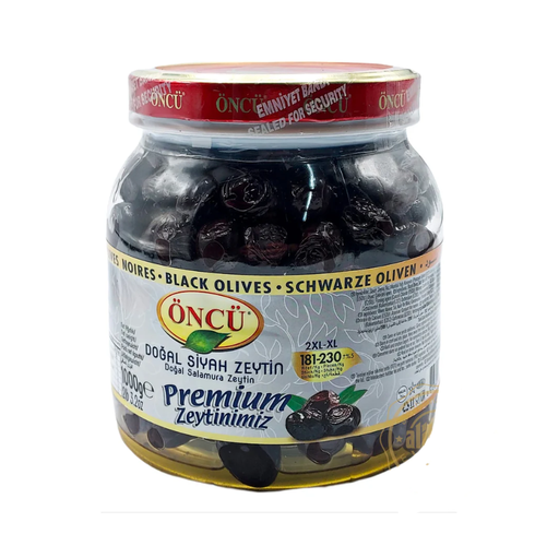 Oncu Black Olives 1 Kg (2Xl-Xl) (181-230) X 6