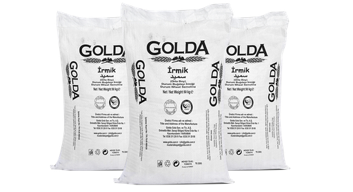 Golda Semolina Flour 50Kg (Irmik Alti Un)