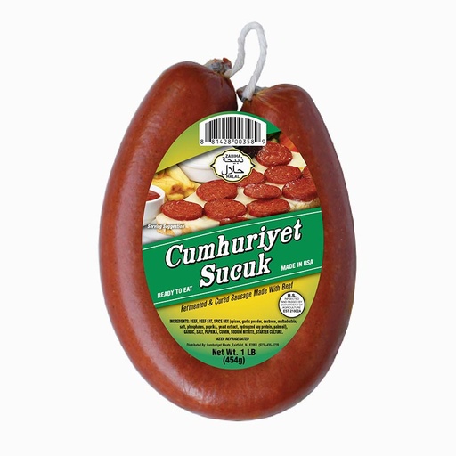 Cumhuriyet Beef Sujuk 1 lb x 12