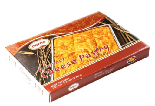 Nema Cheese Pastry - Su Boregi (Rectangular Tray) 6 X 5.5 Lb