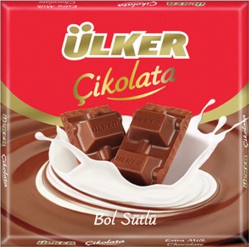 Ulker Square Milk Chocolate Bars 60 Gr X 6 X 6