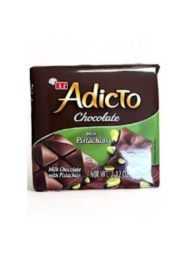 Eti Adicto Chocolate W Pistachio 60 Gr X 72