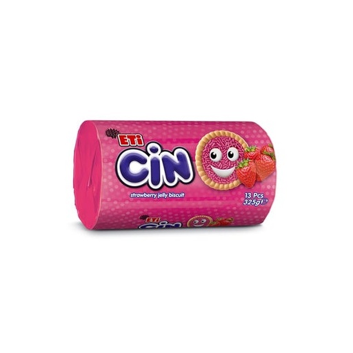 Eti Cin Strawberry Jelly Biscuit 325 Gr X 10