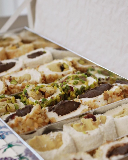 Esra Turkish Delight Mix Flavored Rolls 500 Gr X 12