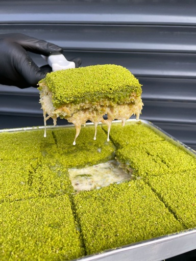 Kataifi, Cold Milky with Pistachio, 7.5lbs (3400g) x 5pack