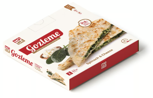 Moda Gozleme, Stuffed Flatbread, Spinach & Cheese, 2pcs, 15.5oz (440g) x 12pack