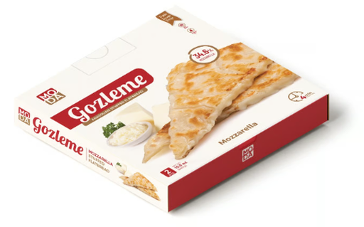 Moda Gozleme, Stuffed Flatbread, Mozzarella,3pcs, 2pcs, 15.5oz (440g) x 12pack