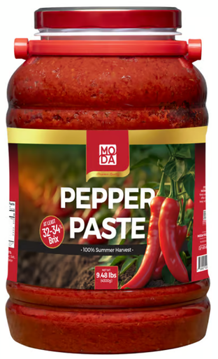 MODA Pepper Paste, 9.48lbs (4300g) x 4pcs