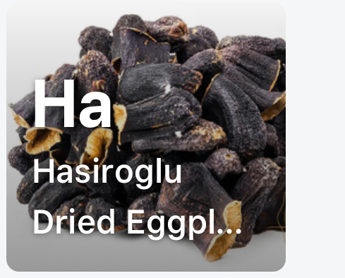 Hasiroglu Dried Eggplant 50pcs