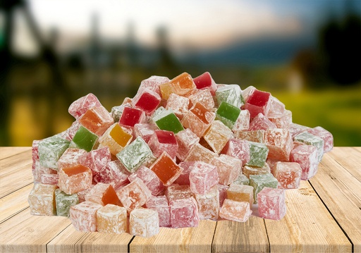 [1500] Turkuaz Kus Lokumu Delight W Fruit Flavors 11lb
