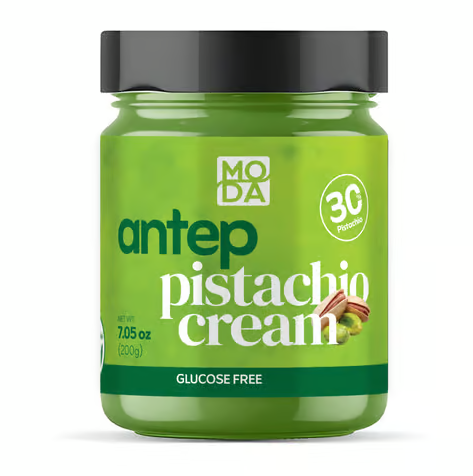 MODA Antep Pistachio Cream, % 30, 7.05oz (200g) x 12pack