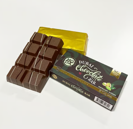 Dubai Chocolate, Pistachio, 3.3oz (95g) x 48pcs