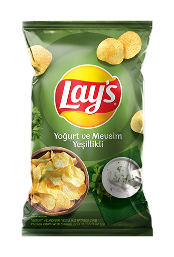 Lays, Yogurt ve Mevsim Yesillikleri, 100gr, 23pcs