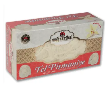 Ugurlu, Rulo Pismaniye Sade, Plain Rolled Pismaniye, 220gr x 16pcs