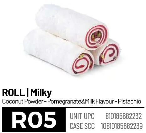 [682232] Loqum, Roll, Milky (R05), 6.6lbs (3000g) x 4pack 