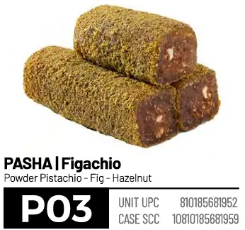 Loqum, Pasha, Figachio (P03), 6.6lbs (3000g) x 4pack 