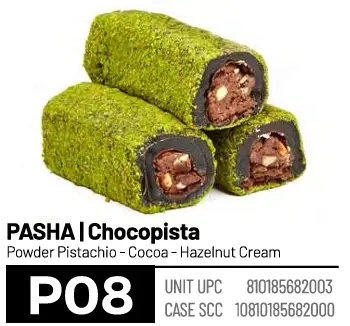 Loqum, Pasha, Chocopista (P08), 6.6lbs (3000g) x 4pack