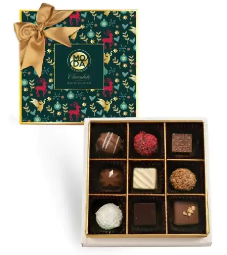 Moda, Assorted Chocolate, Truffles - Ingredients, 100g x 12pcs