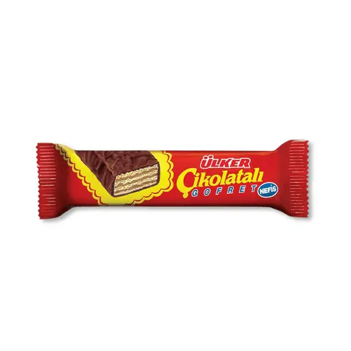 Ulker, Cikolatali Gofret, Chocolate Wafer 36gr x 36pcs x 6box