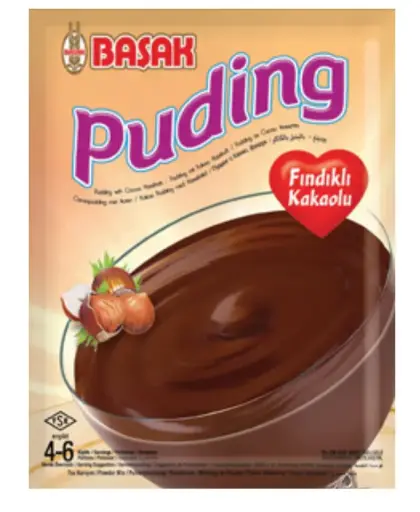 Basak Hazeln-cocoa Puding 12x5.5oz (155g) Sachet [12 ea in bx]